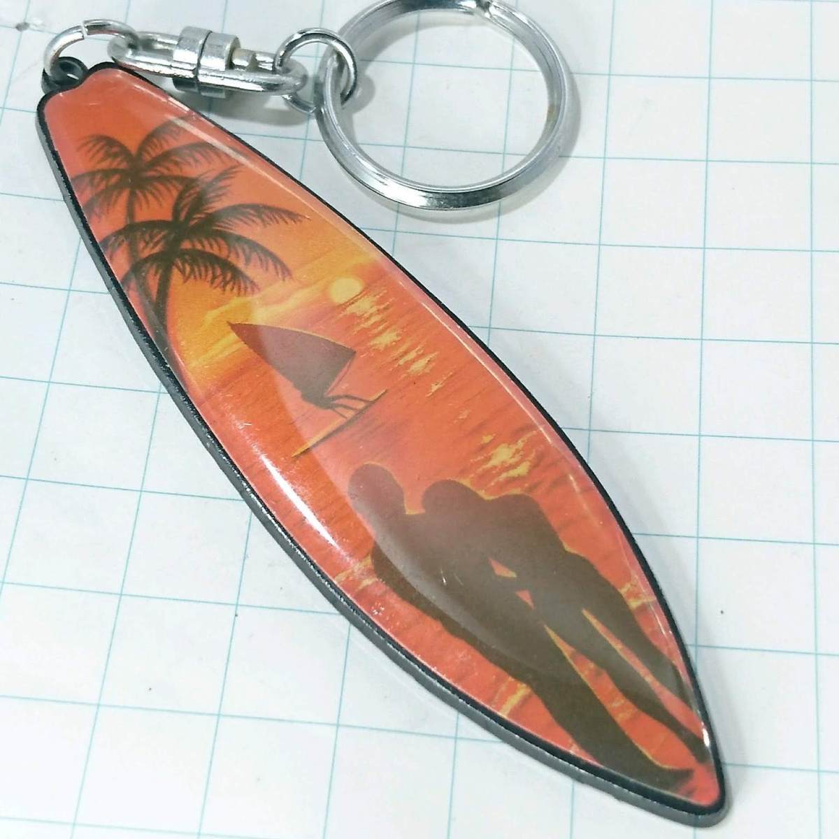 送料無料)伊豆長岡 サーフボード ご当地 観光地 登山 山登り お土産 記念 キーホルダ A06793拍卖