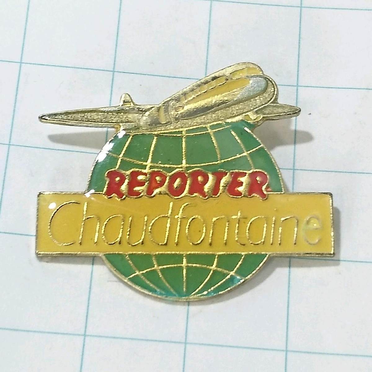 送料無料)旅客機 ショードフォンテーヌ フランス輸入 アンティーク ピンバッジ PINS ピンズ A06937拍卖