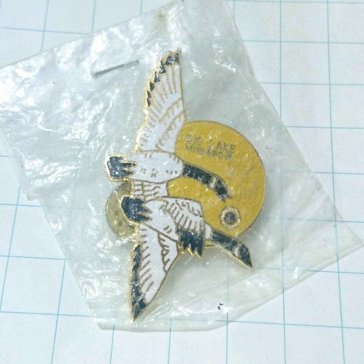 送料無料)未開封 ミネソタ 昭和レトロ ライオンズクラブ 記念 ピンバッジ PINS ピンズ A07108拍卖