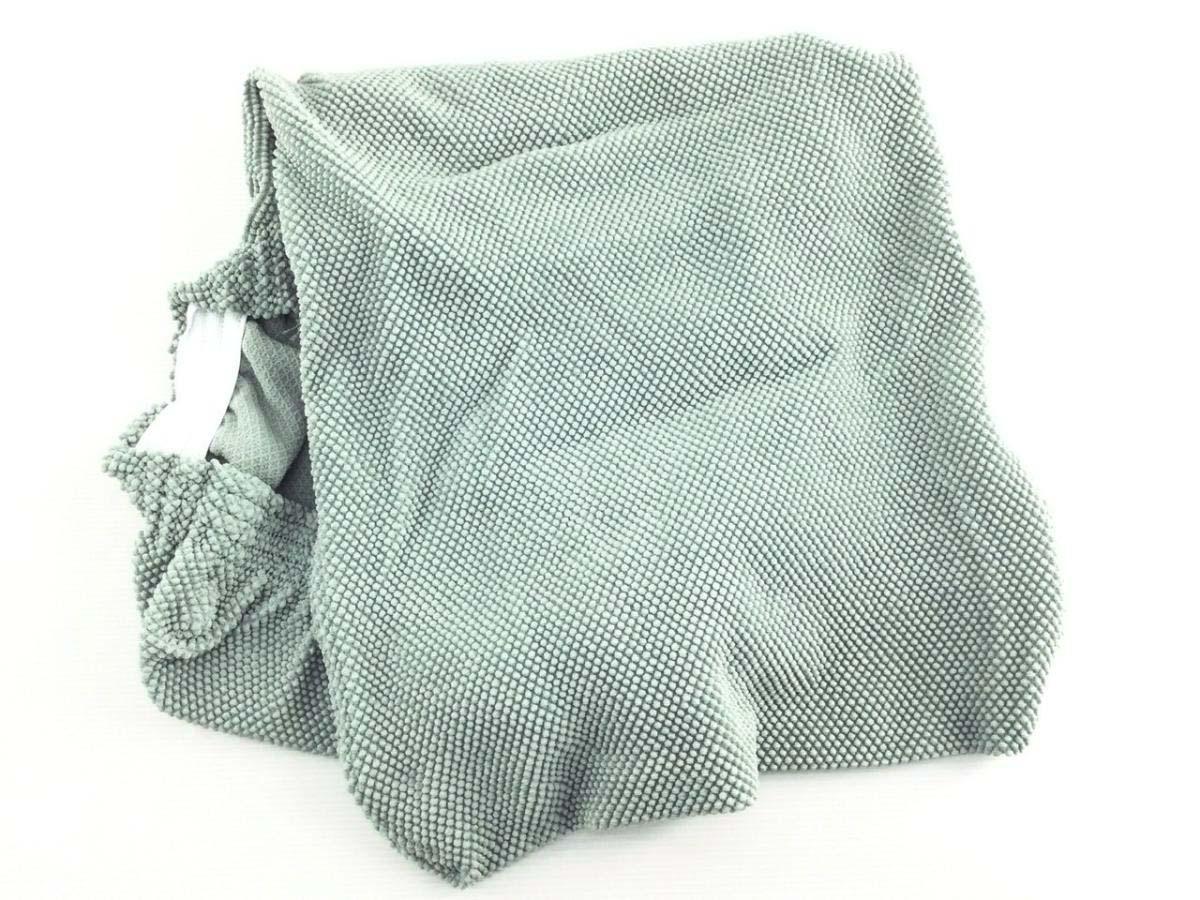 椅子カバー 防汚 はっ水機能付き ポコポコ生地 超ストレッチ フィットタイプ ソフトグレー拍卖