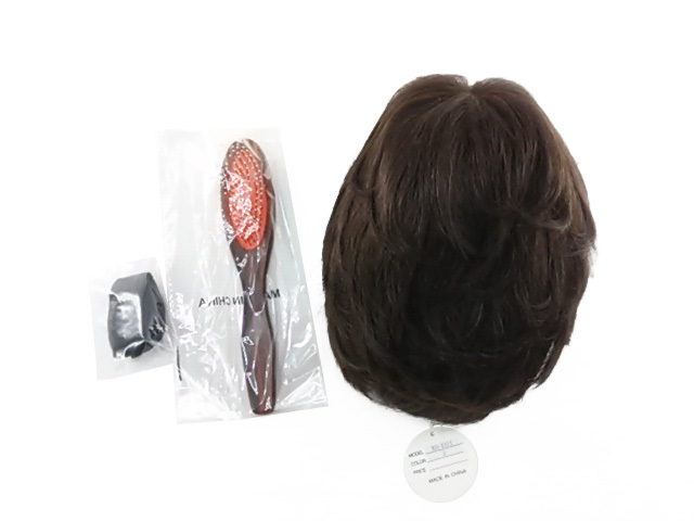 フルウィッグ 超軽量総手植え地肌付き 人毛100% メッシュ地肌ネット ベリーショート 自然色拍卖