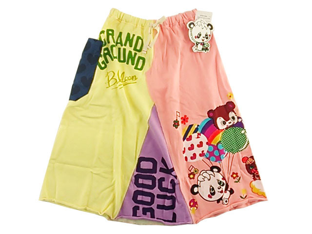 スカート Grand Ground グラグラ キッズ 130cm イエロー系拍卖