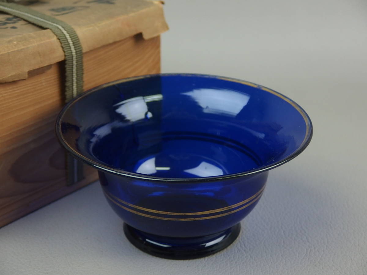 【骨董・茶道具】★古い ガラス 佛國製 フランス製★★ギヤマン水呑 di048tl.8 西洋アンティーク 洋食器拍卖