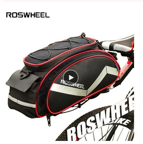A1073:自転車 バッグサドル バッグ バイクテール リアバッグ サイクリング バスケットラックトランクバッグショルダーハンドバッグ拍卖