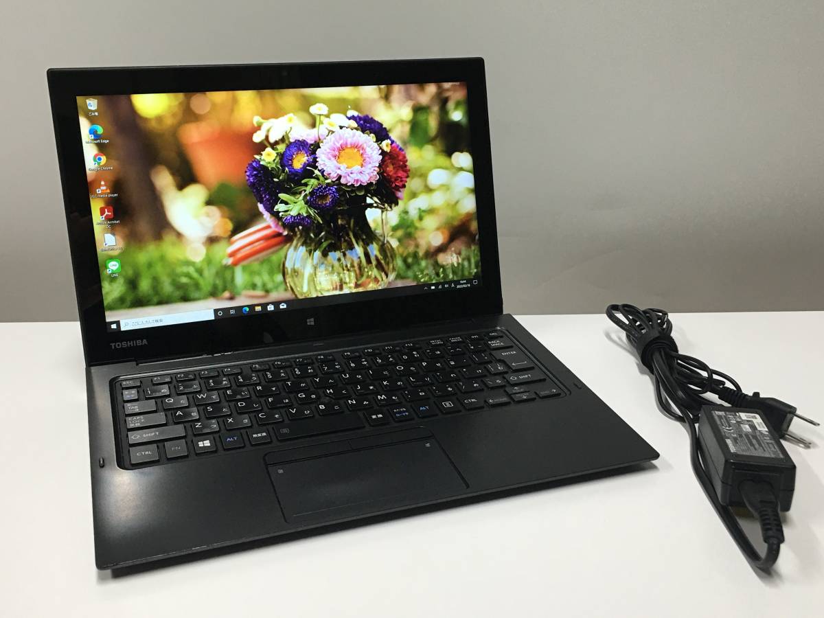 A19231)TOSHIBA dynabook R82/P タブレットPC搭載Intel Core m-5Y51 1.10GHz/4GB/SSD128GB/無線/bluetooth/カメラ/Office/Win10 Pro 64Bit拍卖
