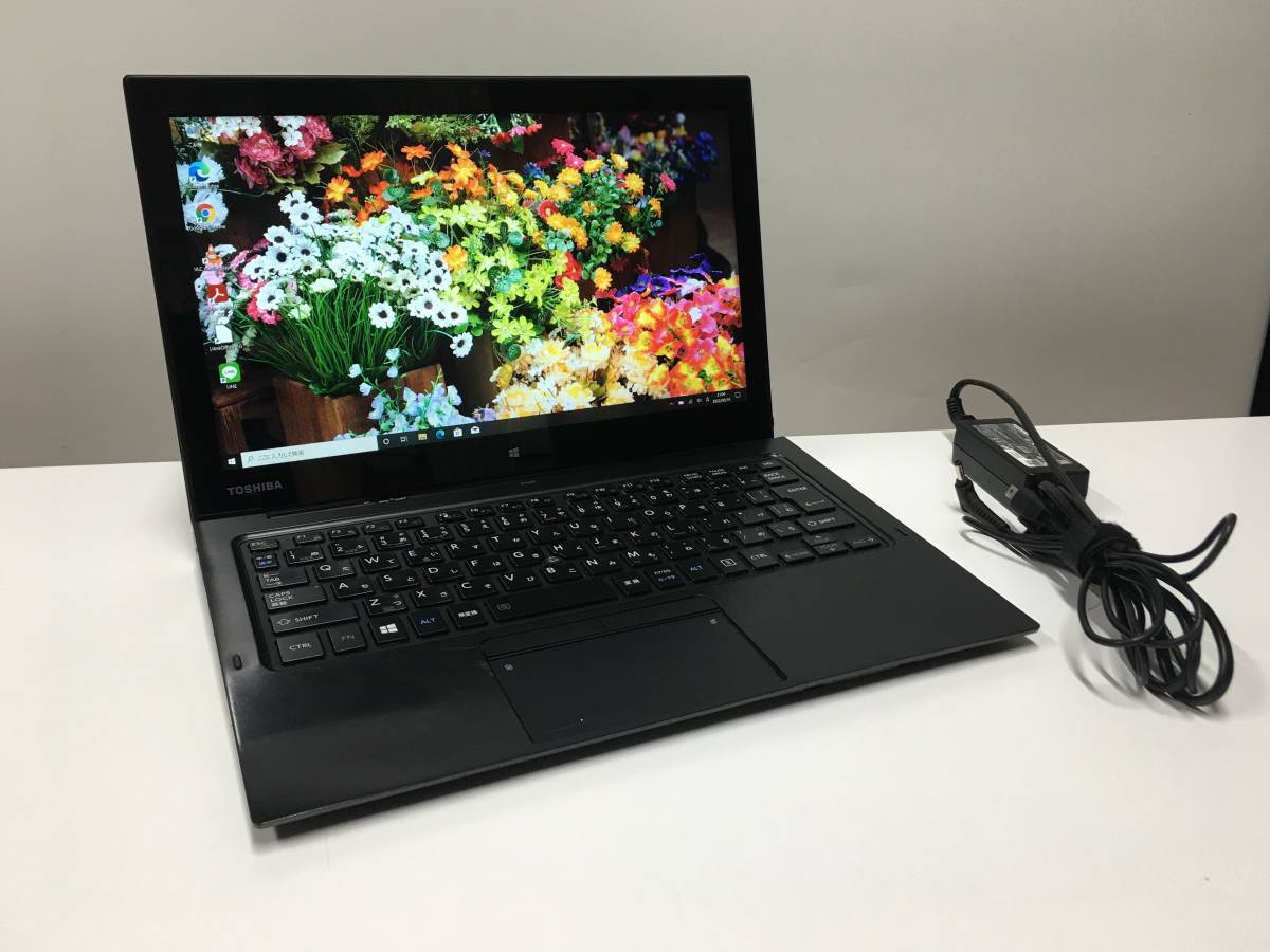 A19237)TOSHIBA dynabook R82/P タブレットPC搭載Intel Core m-5Y51 1.10GHz/4GB/SSD128GB/無線/bluetooth/カメラ/Office/Win10 Pro 64Bit拍卖