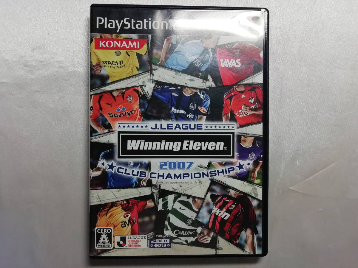 中古品 PS2ソフト Jリーグ ウイニングイレブン 2007 クラブチャンピオンシップ拍卖