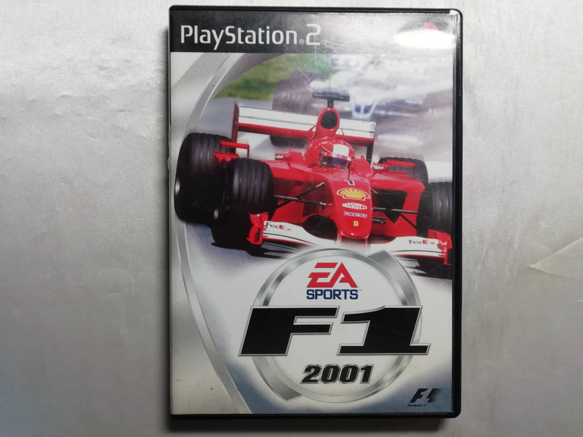 中古品/欠品有り PS2ソフト F1 2001 説明書欠品拍卖