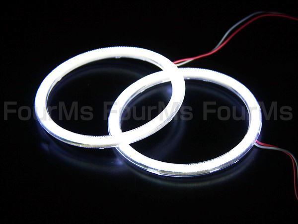 面発光 COB イカリング カバー付き 80mm SMD96連 ホワイト 2本拍卖