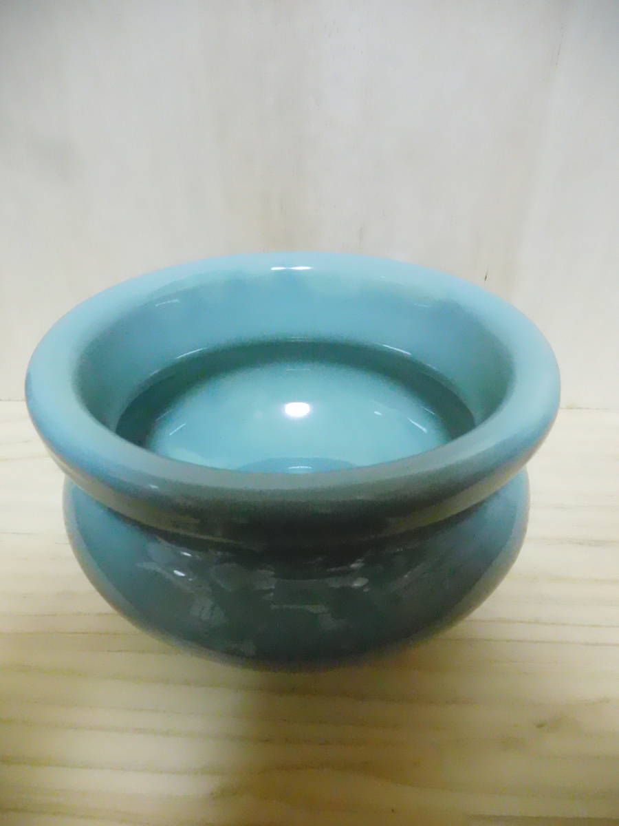 X55-22W 仏具 前香炉 陶器 三足 中古 高さ約8.2cm (X5)拍卖