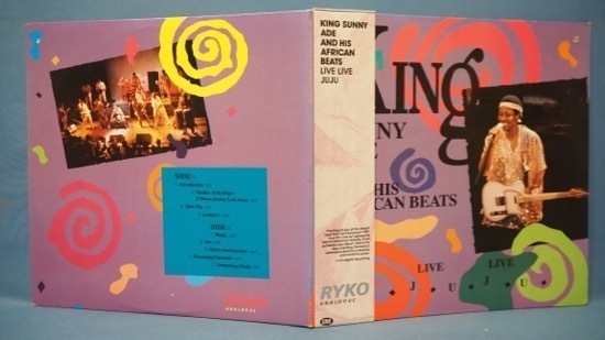 ■帯付き! RYKO透明DISK! ★KING SUNNY ADE/LIVE LIVE JUJU★送料無料(条件有り)多数出品中!★名盤■拍卖