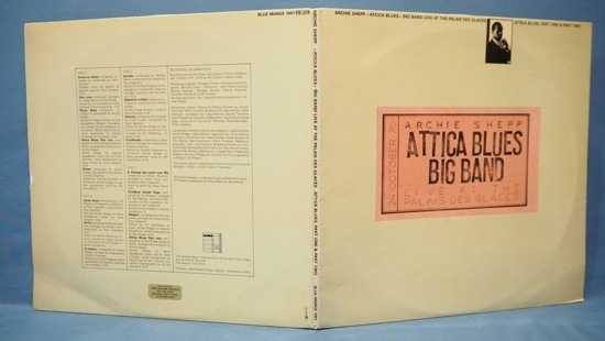■MALACHI THOPSON参加! 仏盤! 2枚組ライブ!★ARCHIE SHEPP/ATTICA BLUES BIG BAND★送料無料(条件有り)多数出品中!★オリジナル名盤■拍卖