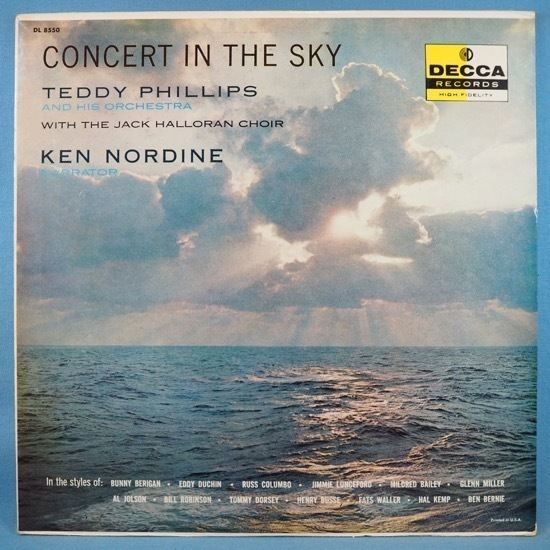 ■KEN NORDINE! VOCALあり!★TEDDY PHILLIPS/CONCERT IN SKY★送料無料(条件有り)多数出品中!★オリジナル名盤■拍卖
