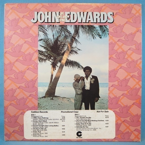 ■美盤! COTILLION!★JOHN EDWARDS/LIFE LOVE&LIVING★送料無料(条件有り)多数出品中!★オリジナル名盤■拍卖