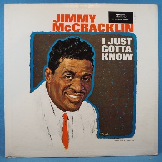 ■IMPERIAL!★JIMMY MCCRACKLIN/I JUST GOTTA KNOW★送料無料(条件有り)多数出品中!★オリジナル名盤■拍卖