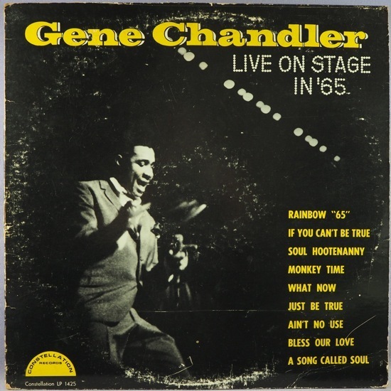 ■CONSTELLATIONレコ!★GENE CHANDLER/LIVE ON STAGE★送料無料(条件有り)多数出品中!★オリジナル名盤■拍卖