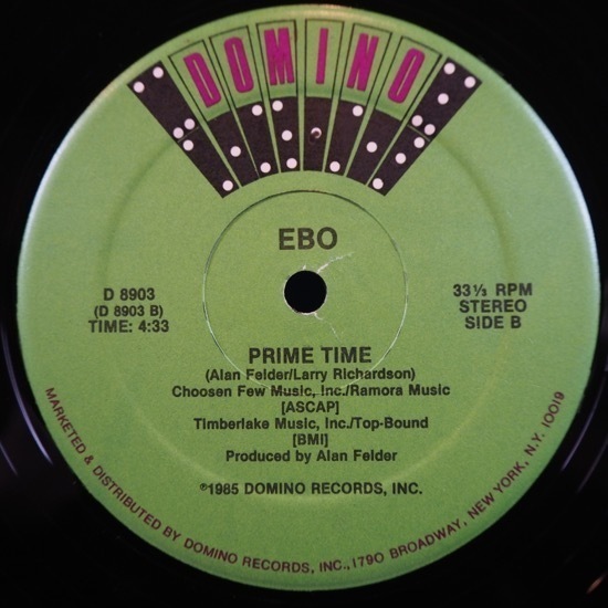 ■12インチ! DOMINOレコ!★EBO/I'D RATHER BE/PRIME TIME★1985年★送料無料(条件有り)多数出品中!★オリジナル名盤■拍卖