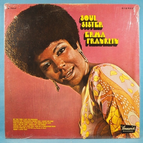 ■シュリンク美品! BRUNSWICK!★ERMA FRANKLIN/SOUL SISTER★送料無料(条件有り)多数出品中!★オリジナル名盤■拍卖