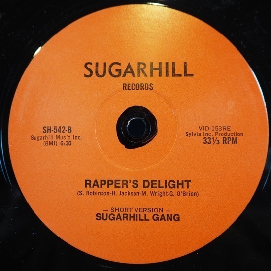 ■橙色ラベ 12インチ! ★SUGARHILL GANG/RAPPER'S DELIGHT★送料無料(条件有り)多数出品中!★オリジナル名盤■拍卖