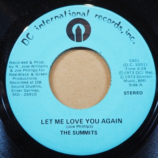 ■FREE SOUL45-DC INT.!★SUMMITS/LET ME LOVE/IT TAKES TWO★送料無料(条件有り)多数出品中!★オリジナル名盤■拍卖