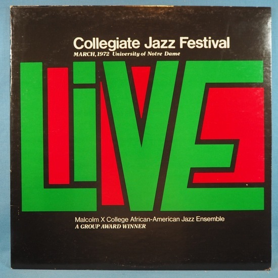■1972年! 大学Jazzフェス! ライブ!★MALCOLM X/COLLEGIATE JAZZ FESTIVAL★送料無料(条件有り)多数出品中!★オリジナル名盤■拍卖