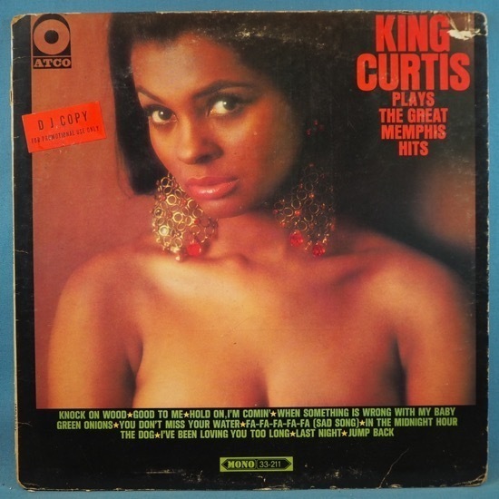 ■白プロモ盤! ATCO! STICKER付き!★KING CURTIS/PLAYS GREAT MEMPHIS HITS★送料無料(条件有り)多数出品中!★オリジナル名盤■拍卖