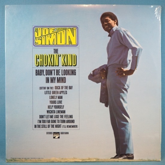 ■オリジナル Sound Stage Seven 未開封盤!★JOE SIMON/CHOKIN KIND★極美品! 送料無料(条件有り)多数出品中!★オリジナル名盤■拍卖