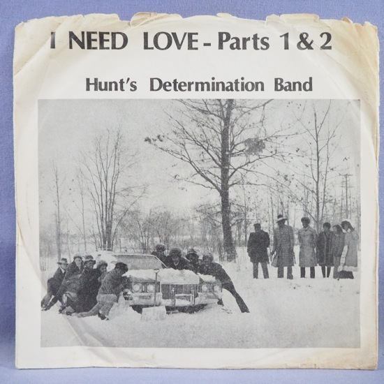 ■絵ジャケ 45's!★HUNT'S DETERMINATION BAND/I NEED★送料無料(条件有り)多数出品中!★オリジナル名盤■拍卖