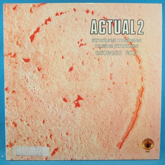 ■STARNGE シンセ ELECTRO!★GEORGES RODI/ACTUAL 2★送料無料(条件有り)多数出品中!★オリジナル名盤■拍卖
