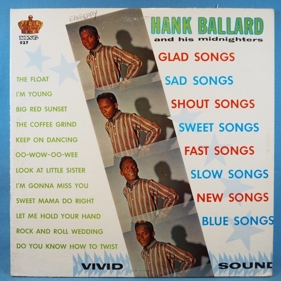 ■KING 黒ラベ!★HANK BALLARD/GLAD SAD SHOUT SWEET FAST SLOW NEW BLUE★送料無料(条件有り)多数出品中!★オリジナル名盤■拍卖