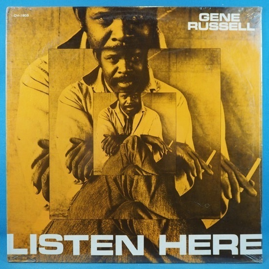 ■美..未開封盤! OVATIONレコ! ★GENE RUSSELL/LISTEN HERE★送料無料(条件有り)多数出品中!★オリジナル名盤■拍卖