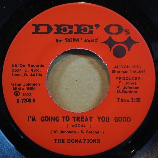 ■Sweet Soul 45's! DEE’Oレコ!★DONATIONS/I'M GOING TO TREAT★送料無料(条件有り)多数出品中!★オリジナル名盤■拍卖