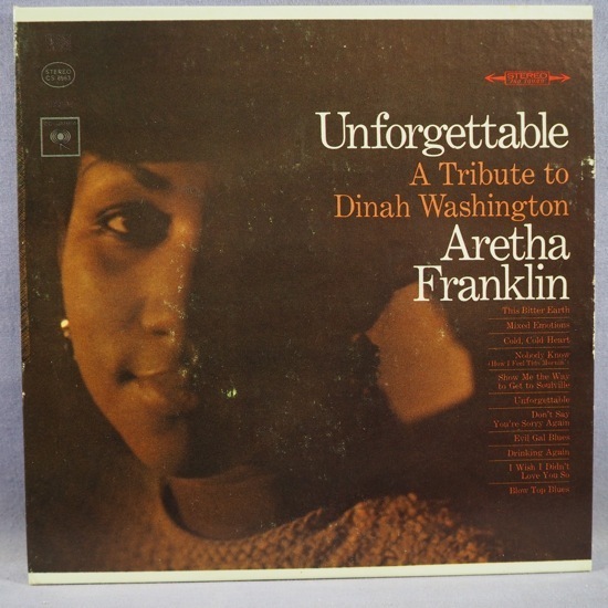 ■JUKE BOX用のEPです! 裏空白!★ARETHA FRANKLIN/UNFORGETTABLE★送料無料(条件有り)多数出品中!★名盤■拍卖