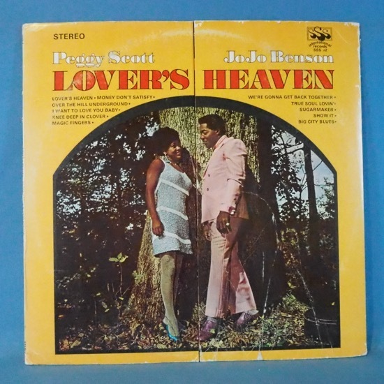 ■白プロモ盤! 変形ジャケ!★PEGGY SCOTT&JOJO BENSON/LOVERS HEAVEN★送料無料(条件有り)多数出品中!★オリジナル名盤■拍卖