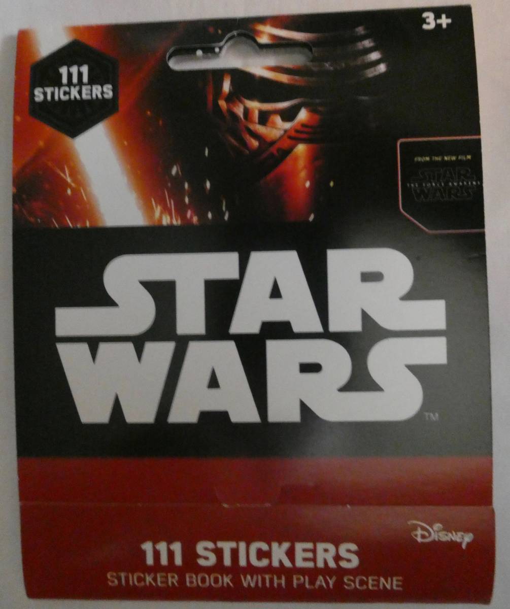 スターウォーズ 111ピース ステッカー sticker book with play scene 海外商品 ディズニー シール拍卖