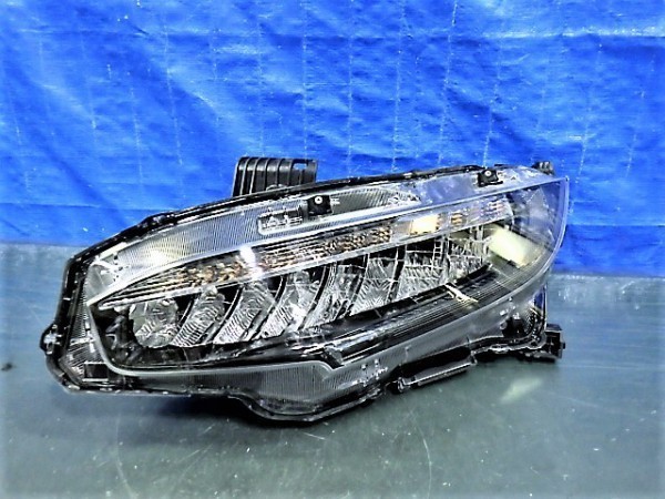1301 シビック タイプR FK8 左ライト LED 100-18661 ハッチバック FK7 FK8 セダン FC1 美品拍卖
