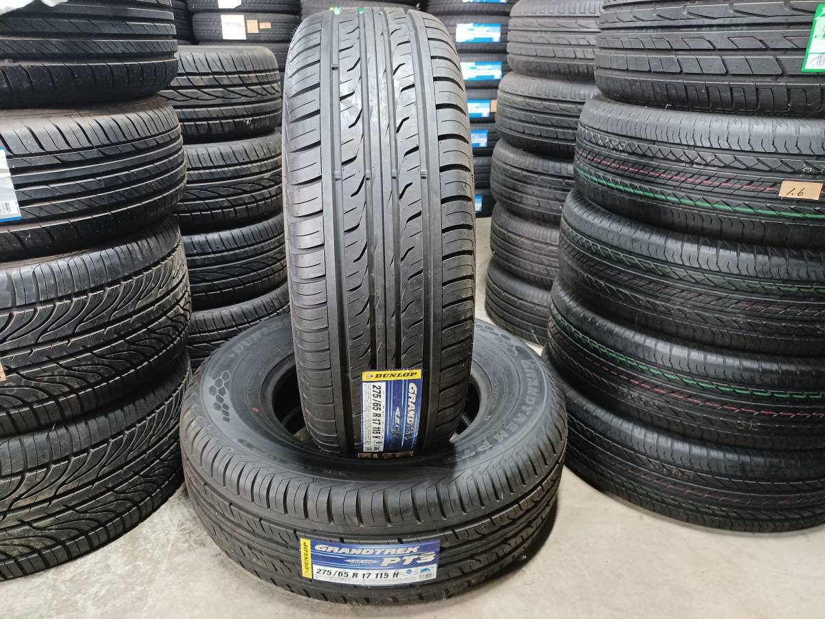 No.23【17インチ☆275/65R17】ダンロップ☆グラントレック PT3 未使用 2本拍卖