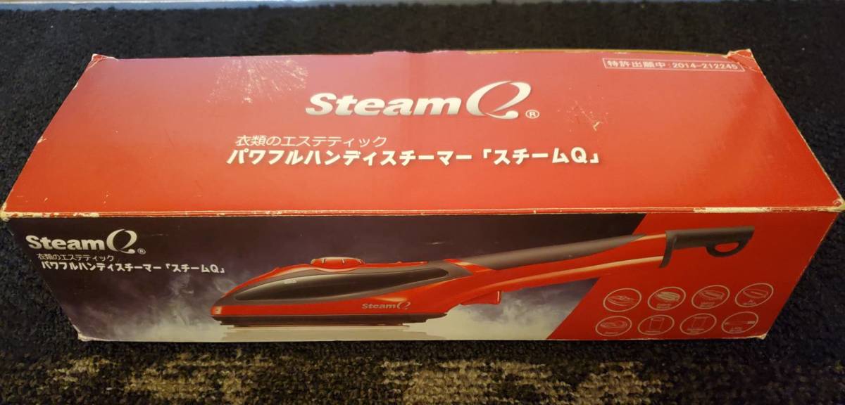 【未使用】Steam Q パワフルハンディスチーマー スチームQ オリジナルレッド拍卖