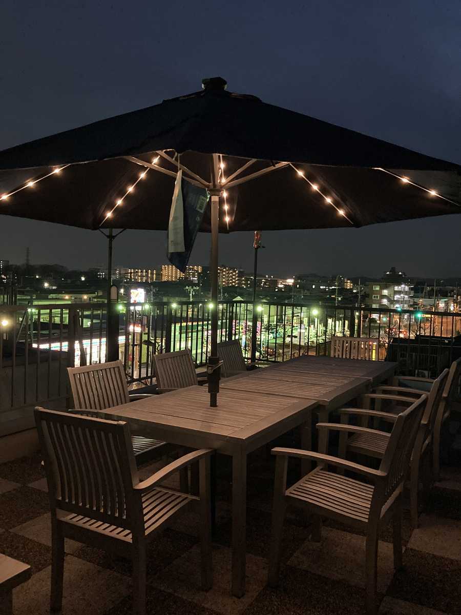 〓【新品】LED・ソーラーパネル付き マーケットアンブレラ (青) オートチルト式 幅2840mm 高さ2520mm 10FT パラソル拍卖