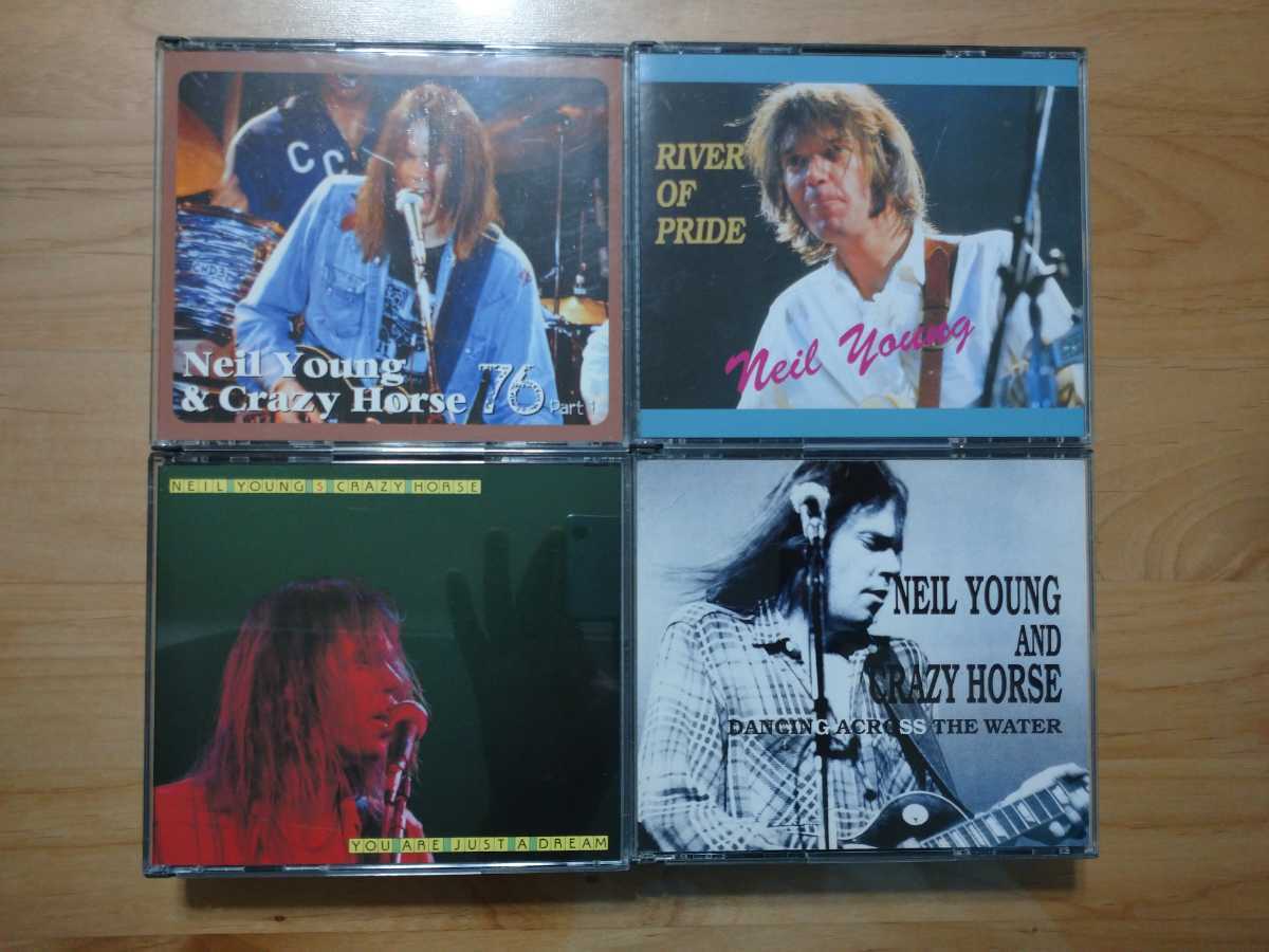 ★Neil Young ニール・ヤング★Dancing Across The Water OSAKA 1976★You Are Just A Dream等★9CD★中古品★中古レコード店購入品拍卖