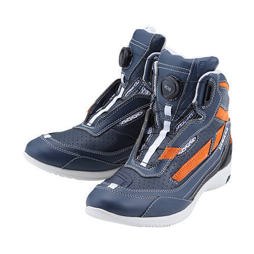 24.0cm ヤマハ×クシタニ YAL01-K フローシューズ 24.0cm ネイビー/オレンジ拍卖