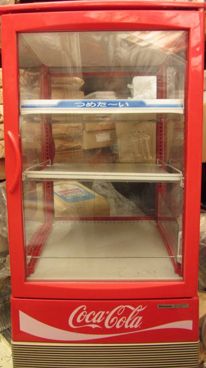 【引き取り限定】業務用 パナソニック コカコーラ 卓上型 冷蔵ショーケース 冷蔵庫 SMR-CC75CH-RA Panasonic Cocacola拍卖