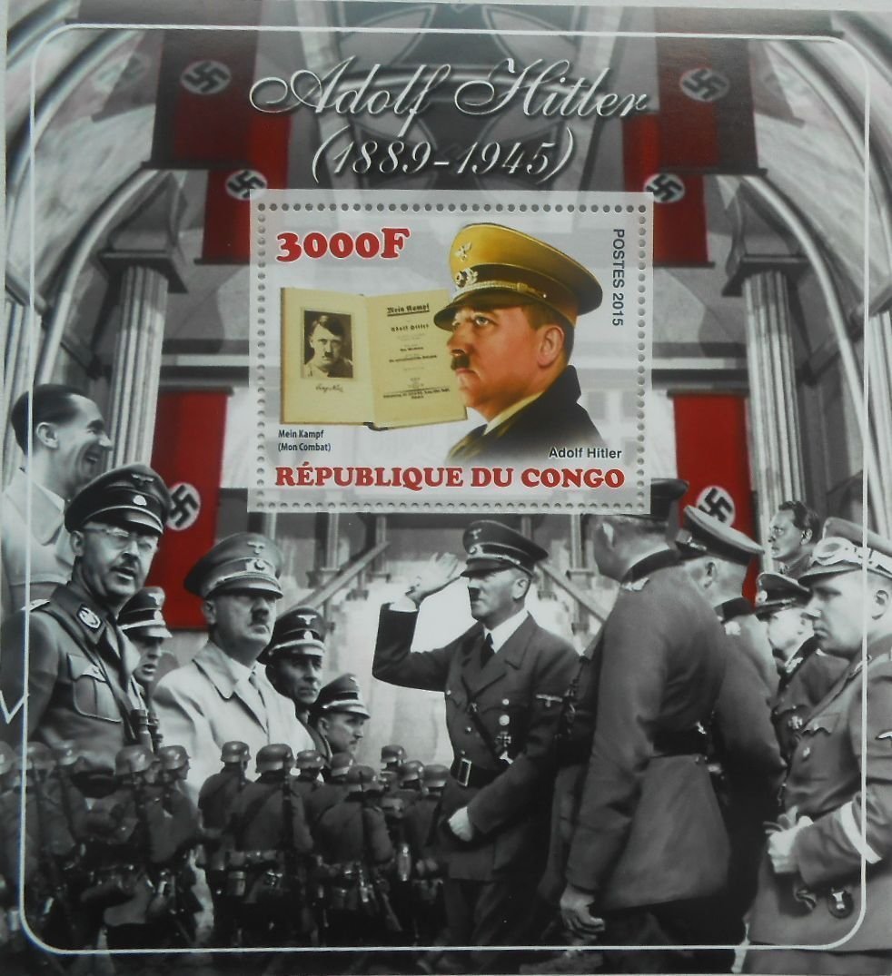 コンゴ切手『第二次世界大戦』(ヒトラー)F ナチスドイツ 未使用拍卖