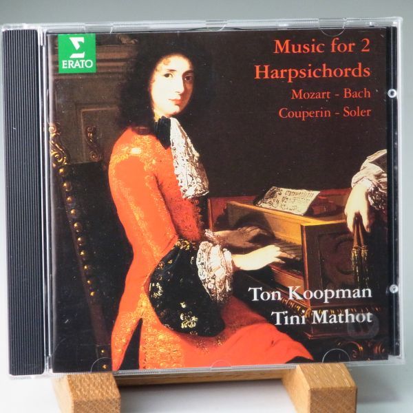 【ERATO ドイツ盤】TON KOOPMAN TINI MATHOT MUSIC FOR 2 HARPSICHORDS MOZART - BACH - COUPERIN - SOLER拍卖