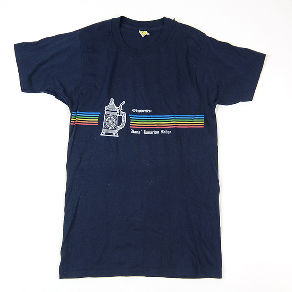 VELVA SHEEN ネイビー ベルバシーン 半袖Tシャツ カレッジ Tシャツ 80年代 アメリカ製 ビンテージ navy 80s拍卖
