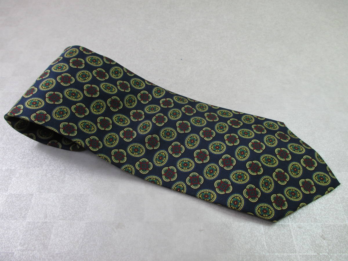☆ネクタイ◆タグは有りませんが未使用です◆ファブリス ヴェネツィア FABRIS VENEZIA ◆その他の柄・紺色系☆第25弾ブランド☆25-234☆拍卖