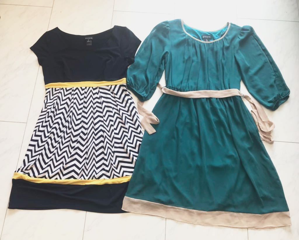 半額に値下げ!お嬢様風ワンピース 2枚セット ①★Mサイズ相当拍卖