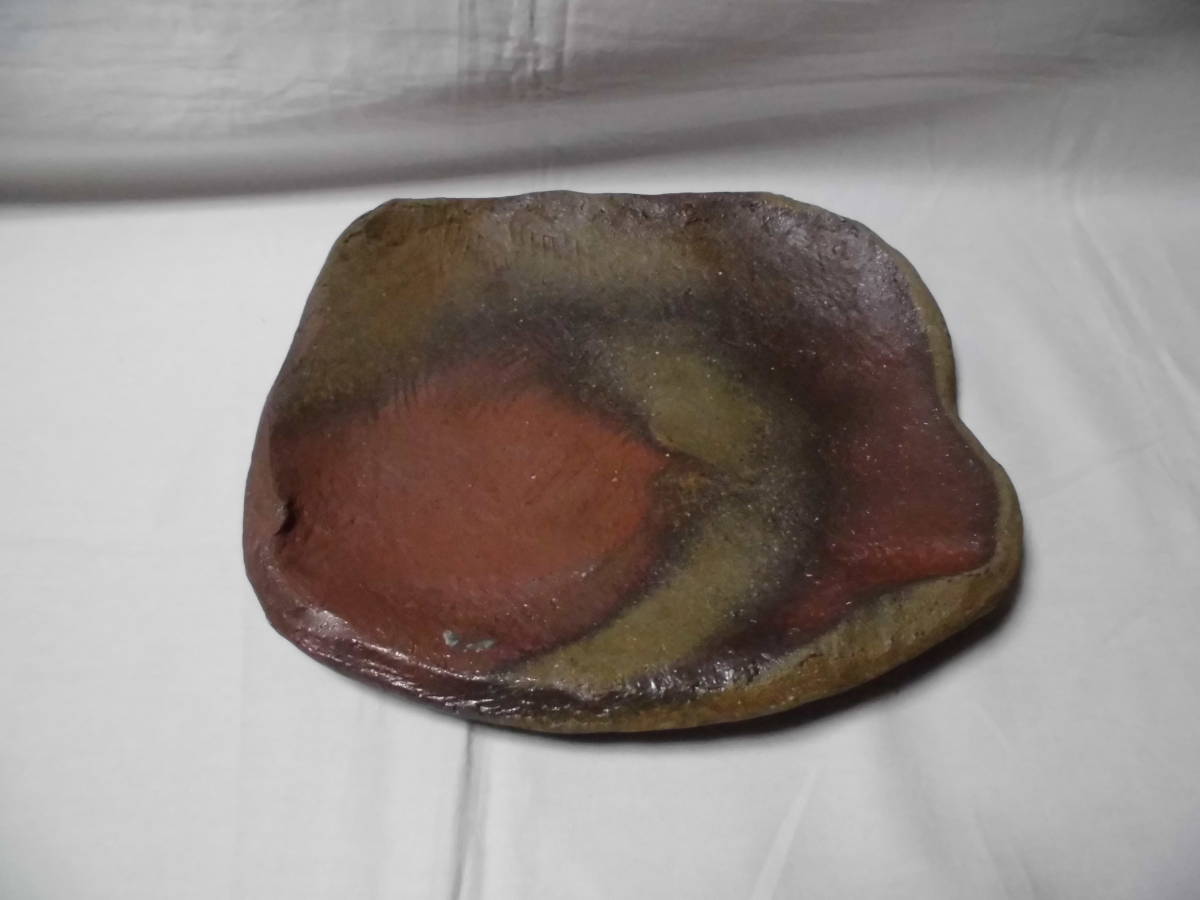 和仁栄幸(正興)備前タタキ角皿 未使用 供箱拍卖