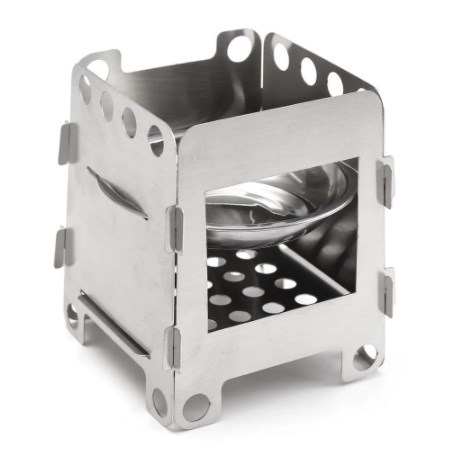 【サイズM】キャンプや釣り用の折りたたみ式木製ストーブ,超軽量,ポータブル,折りたたみ式,薪ストーブ,ポケットストーブ拍卖