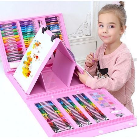 【42pcs】子供の描画セット,水彩鉛筆,落書き,描画,教育玩具拍卖